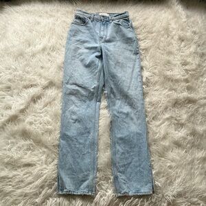 Abercrombie & Fitch Light Blue Straight Leg Jeans